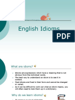 English Idioms Explained