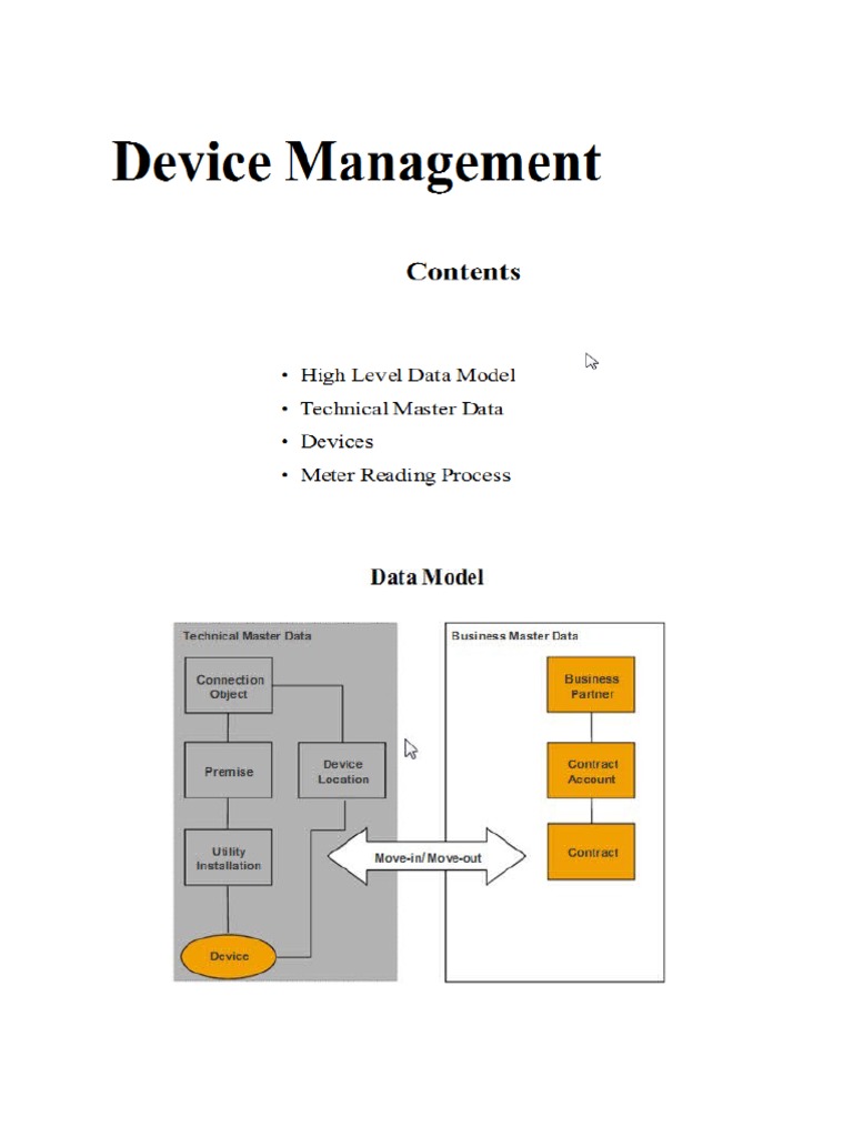 SAP IsU Device Management Short Notes PDF