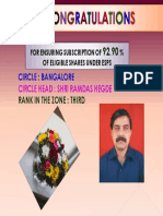 Circle: Bangalore: Circle Head: Shri Ramdas Hegde