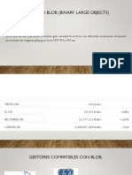 Tipo Dato BLOB (Binary Large Objects)