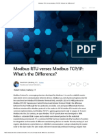 Modbus RTU Verses Modbus TCP - IP - What's The Difference