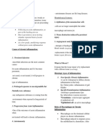 Chronic Inflammation and Hemodynamics