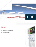 Introduce Sap Business One Solution