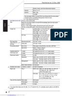 B. Functions: 2. Product Specifications Field Service Ver. 2.0 Dec. 2008