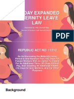 Expanded Maternity Leave Law Presentation 28apr2019