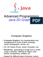 Advanced Programming: Java 2D Graphics