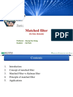 Matched Filter Fundamentals