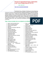 The International Journal of Computational Science Information Technology and Control Engineering IJCSITCE