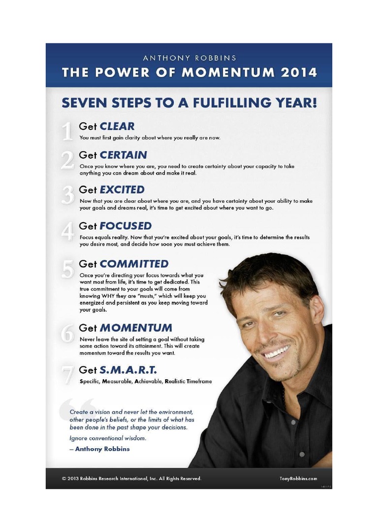 Seven Steps Tony Robbins PDF
