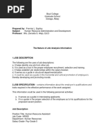 Prepared By: Frennie L. Espiloy Subject: Human Resource Administration and Development Professor: Mrs. Zenaida S. Alejo, Ed.D