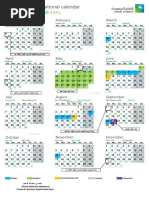 2019 Aramco Calendar With School Calendar