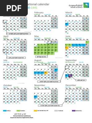 Saudi aramco calendar 2022 pdf