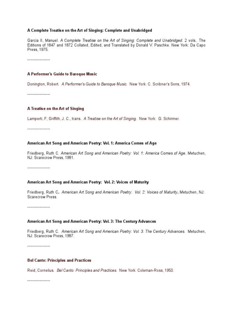 Vocal Lesson Resources | PDF | Vocal Pedagogy | Singing