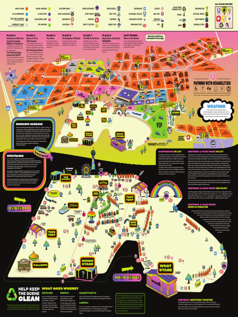 Bonnaroo Map Photos Cantik