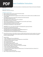 Firmware Installation Instructions 3025-3215-3225