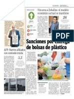 Sanciones Por Entrega de Bolsas de Plástico