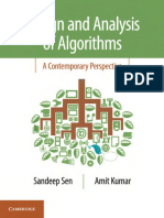 Design and Analysis of Algorithms- A Contemporary Perspective - Amit Kumar (2019)