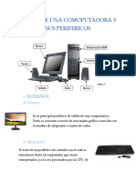 Partes de Una Comoputadora y Sus Perifericos