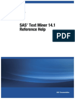 SAS Text Miner