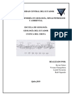 Cuenca del Chota: Geología y evolución tectónica