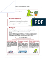 Peligro, Vulnerabilidad, Riesgo