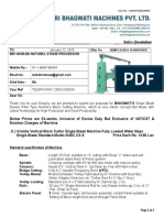 Project Report Granite Cutting Polishing Unit