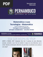 Contagem de Possibilidades Principio Multiplicativo - Conceitos Iniciais