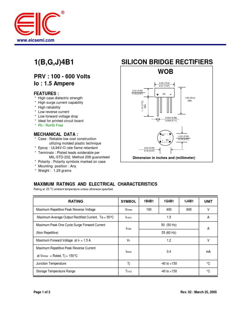 1 B G J 4b1 Pdf Pdf Rectifier Alternating Current