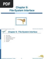 File-System Interface: Silberschatz, Galvin and Gagne ©2011 Operating System Concepts Essentials - 8 Edition