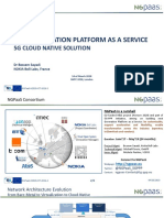 Next Generation Platform As A Service: 5G Cloud Native Solution