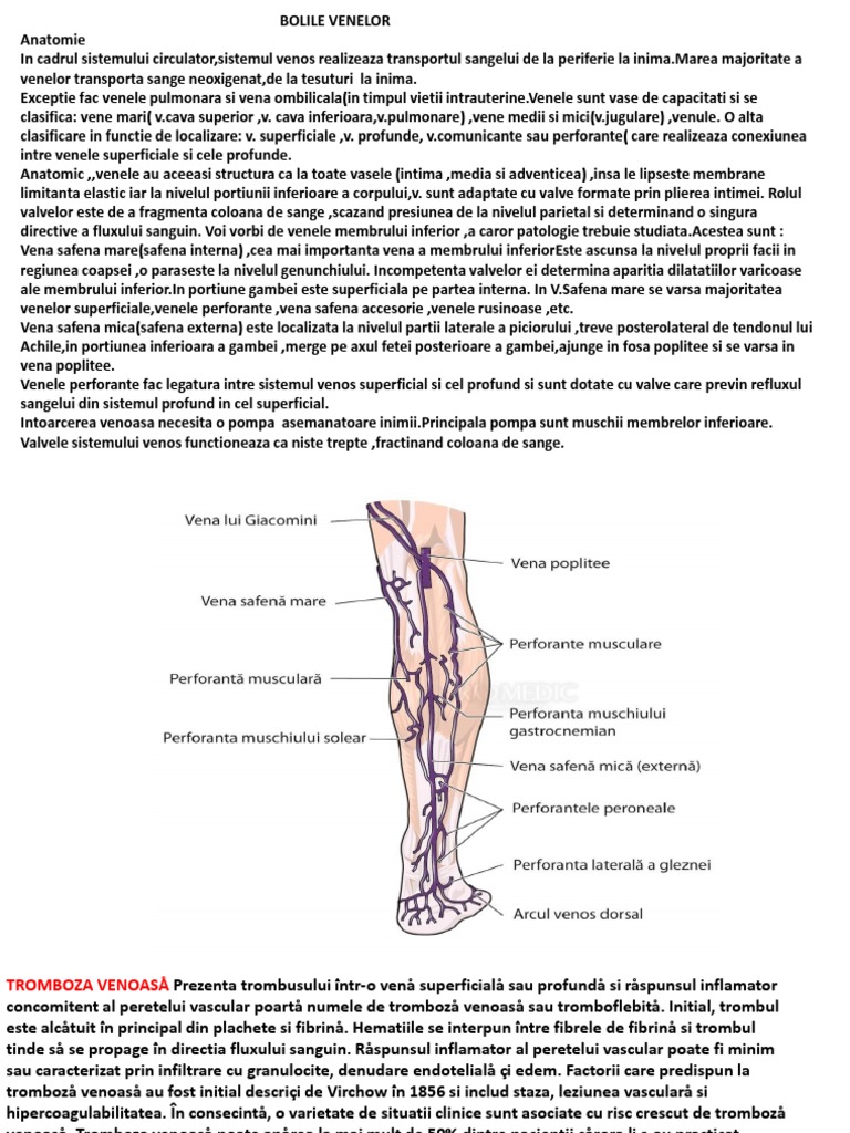 consecine dupa operaiile varicoase