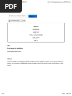 Fuel and Oil Additive - Villacampa; Eugenio g.