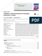 Inhibition of Dark Fermentative Bio-Hydrogen Production: A Review