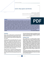 Obstructive Sleep Apnoea and Obesity: Review Article