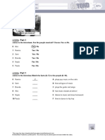 Bey A1plus Unit4Test ListeningPaper