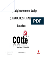 LTE Capacity Improvement Design (LTE2600, HOS, LTE1800)