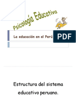 2.1 La Educación en El Perú