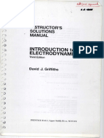 Solution Manual For Electrodynamics by Griffiths
