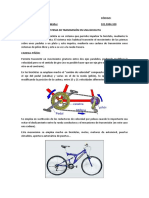 Sistema de Transmisión en Una Bicicleta