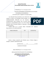 ANEXO MODELOS de DECLARAÇÃO Processo Seletivo 2018 Aux Emergencial 1