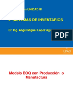 Sistemas de inventarios EOQ y revisión periódica