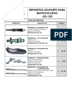 Suzuki Gs 125 PDF