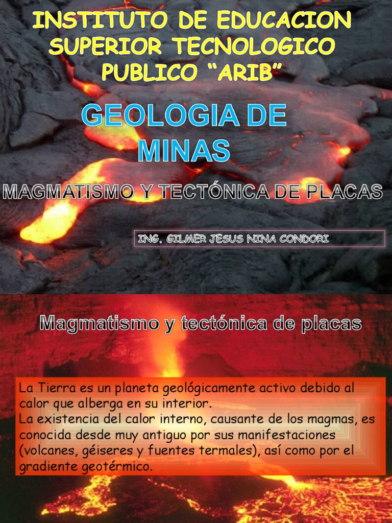 Magmatismo y Tectonica de Placas Parte 1 | PDF | Magma | Roca ígnea