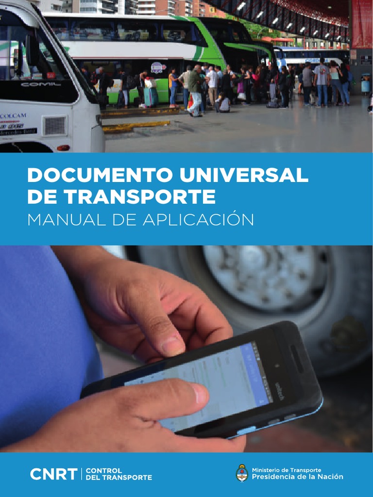 Manual del Documento Universal de Transporte | PDF | Tracción en las ...