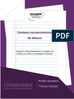 Contexto Socioeconómico de México: Primer Semestre