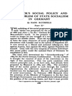Bismarck's Social Policy and the Problem of State Socialism in Germany 2