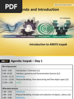 Icepak-Intro 14.5 L01 Agenda and ANSYS Intro PDF