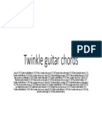Twinkle Guitar Chords
