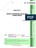 ESR 0313 Brake Pipework Sealant Compounds: Engineering Standard Rolling Stock