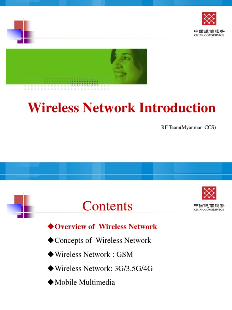 01 - Wireless Network Evolution | PDF | Channel Access Method | General ...